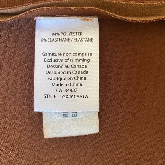 Suedette blazer with no zipper size. xxs - Picture 9 of 10